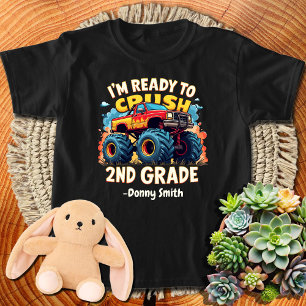 Kinder bereit zum Abreißen von 2nd Grade LKW Boys  T-Shirt