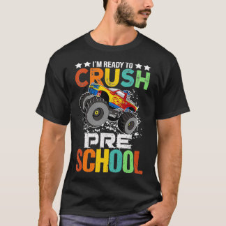 Kinder bereit zum Brechen von Monster Truck Boys B T-Shirt