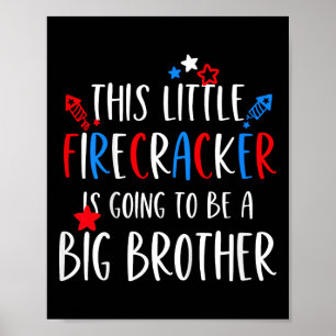 Kinder Big Brother 4. Juli Kleinkind Independe Poster