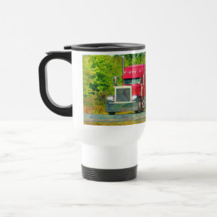 Kinder Big Red Cargo Truck Drinks Tasse