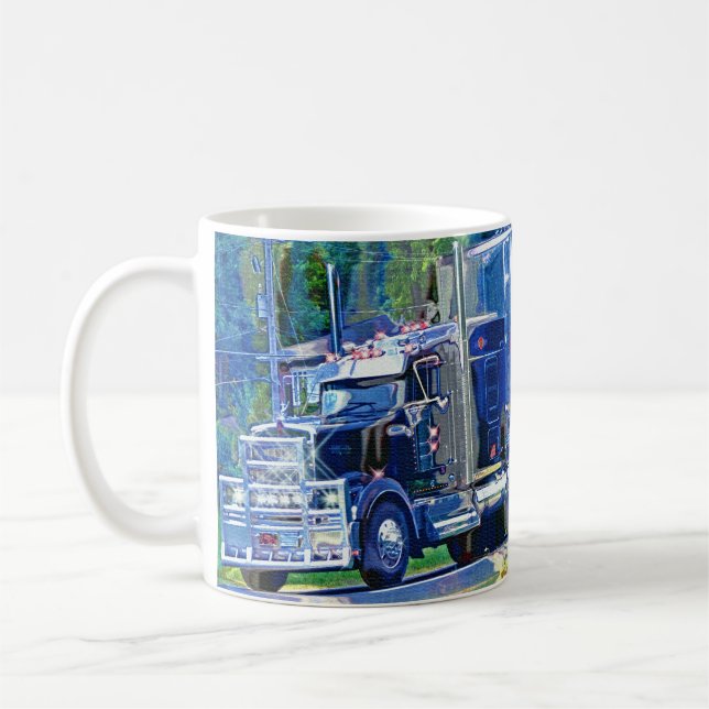 Kinder Big Rig Cargo Truck Trinkwasser Tasse (Links)