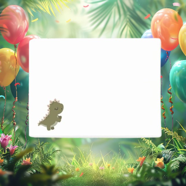 Kinder Boho Dinosaurier Post-it Klebezettel (Discover the enchanting world of Children's Boho Dinosaur Post-it Notes!)