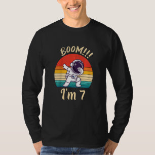 Kinder boom I am 8 dabbing Astronauten Jungen 8. G T-Shirt