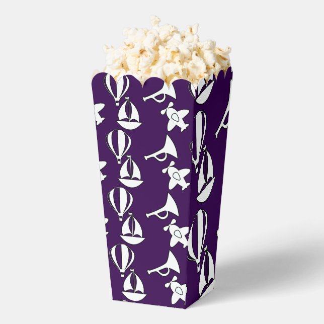 Kinder Boot Flugzeug Popcorn Geschenkschachtel (Geplatzt)