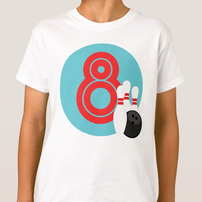 Kinder Bowling Birthday Shirt (Bowling birthday shirt)