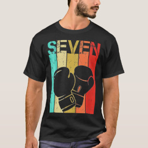 Kinder Boxen 7 Geburtstag Junge Mädchen Boxen 7 Ja T-Shirt