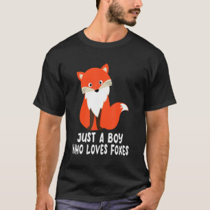 Kinder Boy Fox Shirt Geschenke nur ein Junge, der 