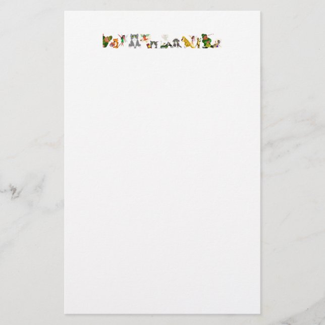 Kinder Briefpapier (Vorderseite)
