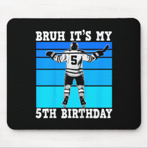 Kinder Bruh Ich Habe Meinen 5. Geburtstag Eishocke Mousepad