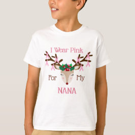 Kinder Brustkrebs Bewusstsein Weihnachtsfest Shirt