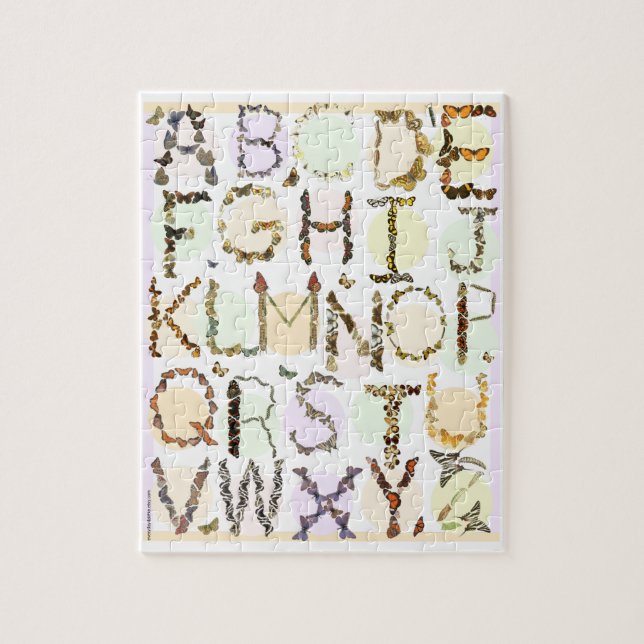 Kinder Butterfly Alphabet Puzzle lernen Schmetterl (Vertikal)