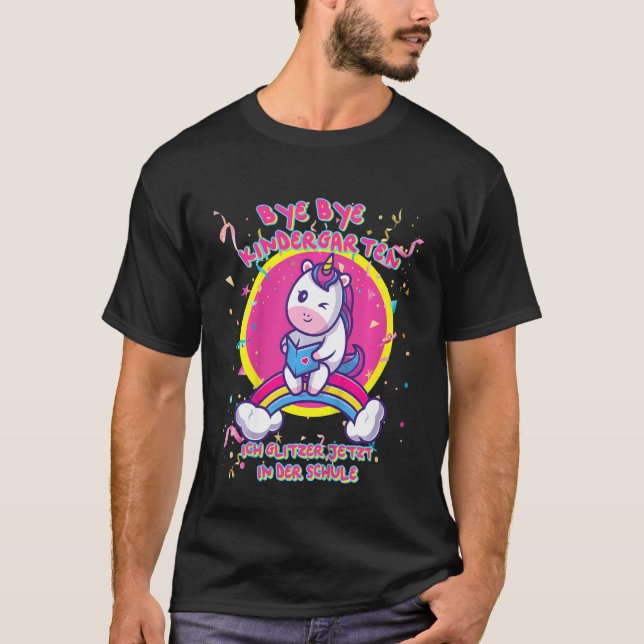 Kinder Bye Bye Bye Bye Kinderzimmer School T-Shirt (Vorderseite)