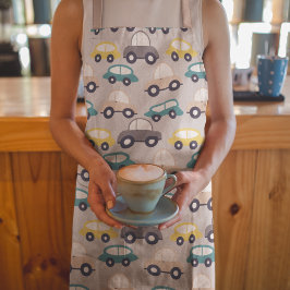 Kinder Cartoon Cars Schürze