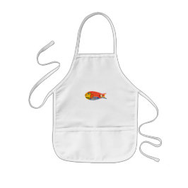KINDER COOKING SCHÜRZE KLEINES FISCHDESIGN