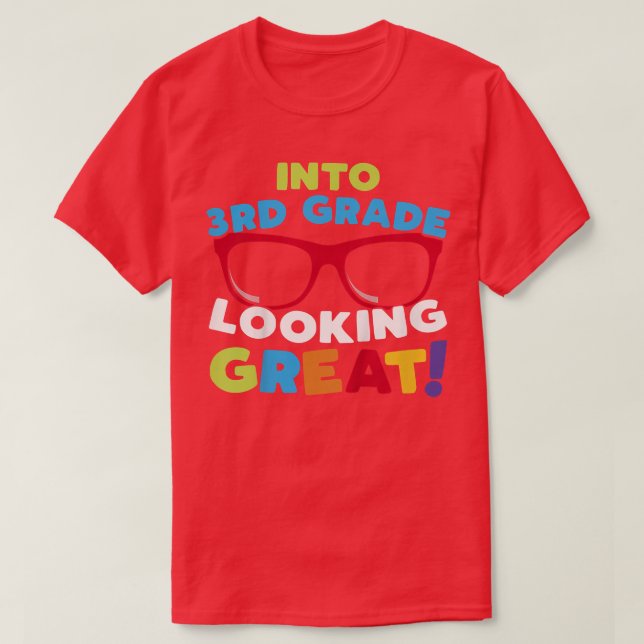 Kinder Cool 3. Klasse zurück zur Schule für 3. Jah T-Shirt (Design vorne)