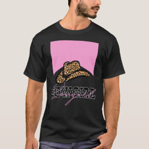 Kinder Cowgirl Western Stiefel Hut Sporen Mädchen T-Shirt