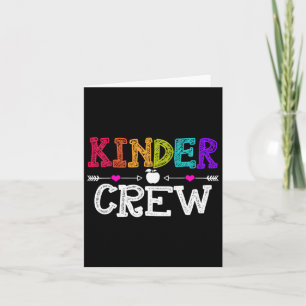 Kinder-Crew CK zum Kindergartenlehrer Karte