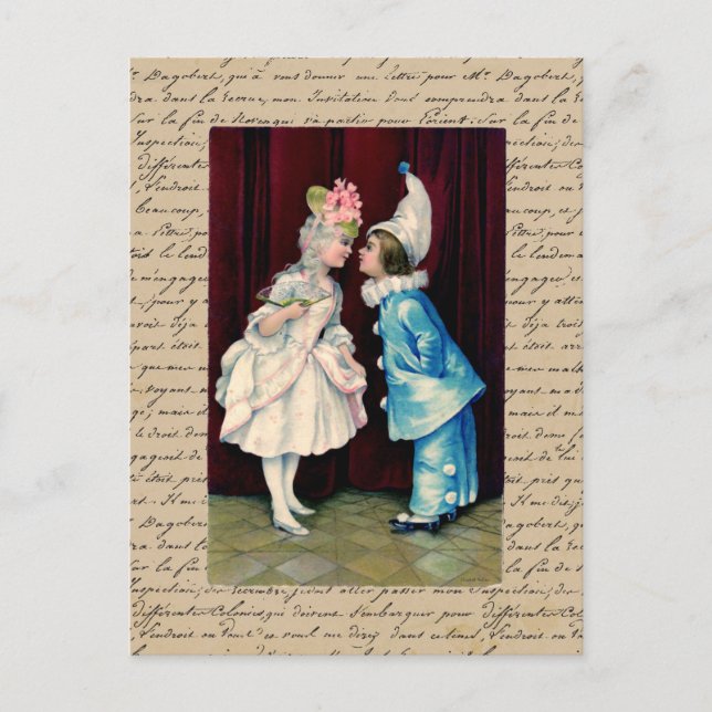 Kinder Curtsy ~ Postkarte / Einladungen (Vorderseite)