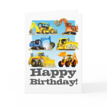 Kinder Custom Yellow Digger Grabbagger Happy Birth