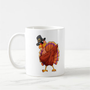 Kinder Dabbing Truthühner Erntedank cool für Abend Kaffeetasse