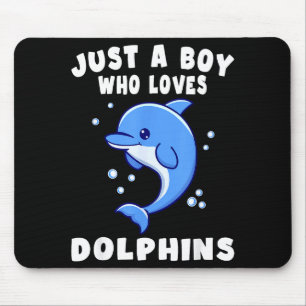 Kinder Delphin Nur Ein Junge Der Delphine Liebt Ge Mousepad