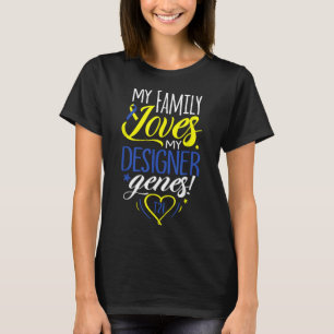 Kinder der Familie T21 World Down Syndrome Awarene T-Shirt
