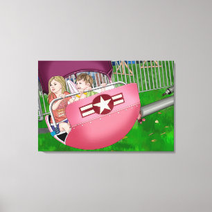 Kinder der Karnevalskunst Leinwanddruck