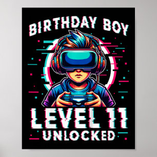 Kinder der Stufe 11 ungesperrt 11 Jahre alter Gebu Poster