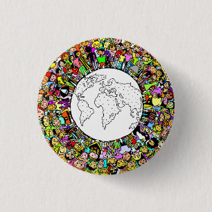 Kinder der Welt Button