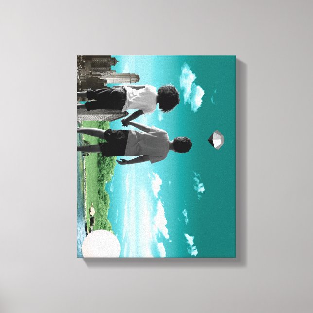 Kinder der Zukunft Leinwanddruck (Vorderseite)