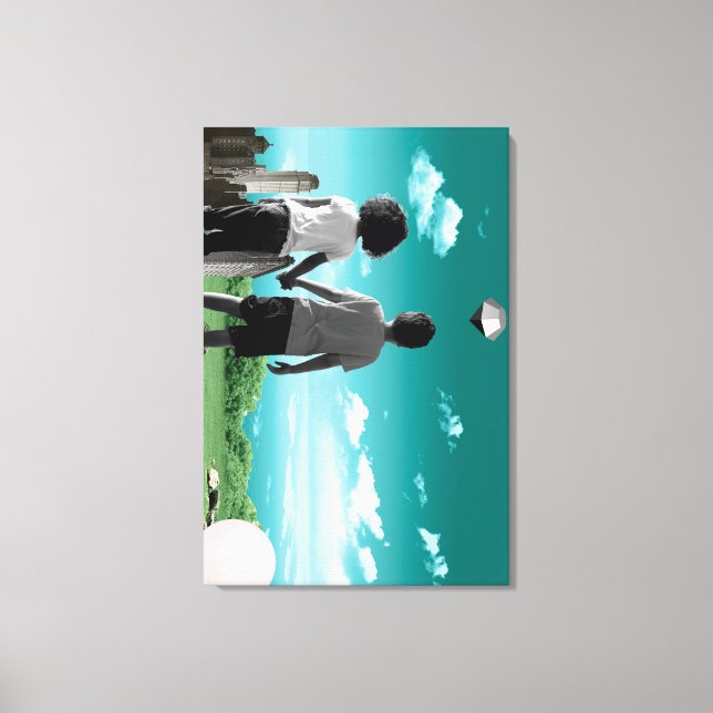 Kinder der Zukunft Leinwanddruck (Vorderseite)