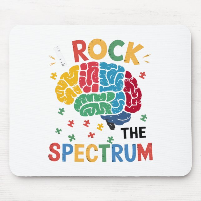 Kinder des Autismus-Bewusstseins Mousepad (Vorne)
