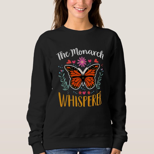Kinder des Monarchen Flüstermonarchen Butterfly Sweatshirt (Vorderseite)