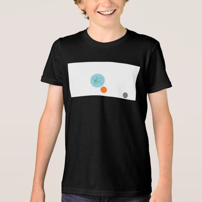 Kinder des Sonnensystems Tri-Blend Shirt (Vorderseite)