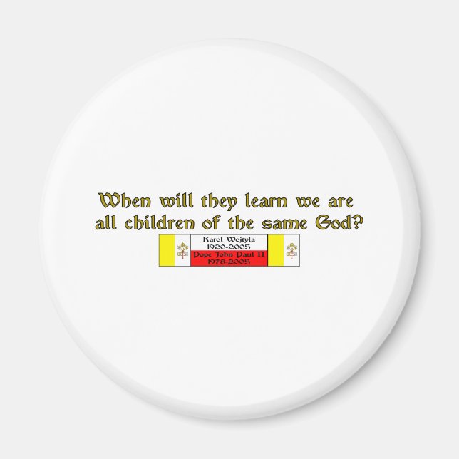 Kinder desselben Gottes 1 Magnet (Vorne)