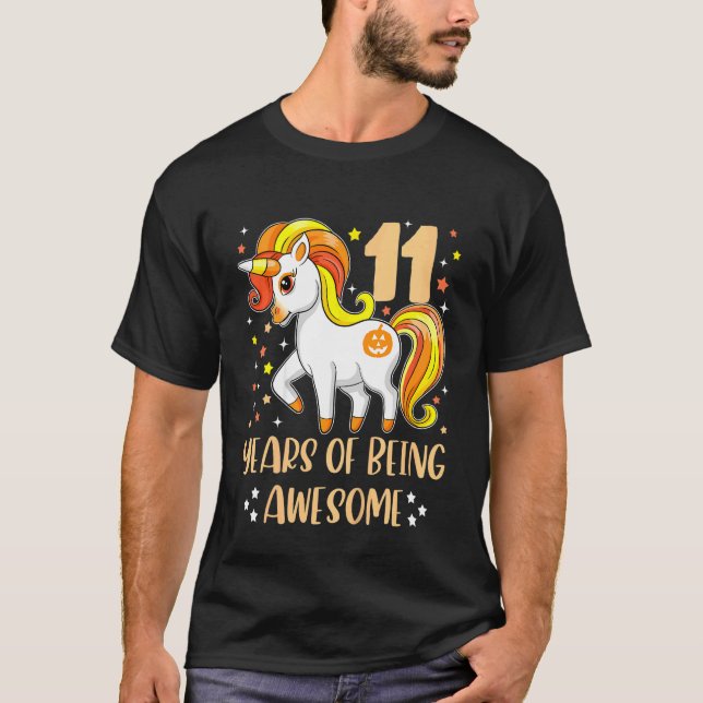 Kinder, die 11 Jahre alt sind, Phantastische Mädch T-Shirt (Vorderseite)