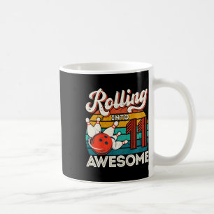 Kinder, die 11 Jahre alt werden 11. Bowling Geburt Kaffeetasse