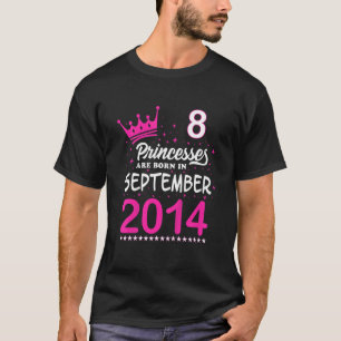 Kinder, die am 8. Geburtstag in Rosa leben, sind G T-Shirt
