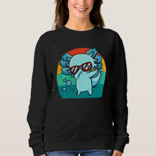 Kinder, die Axolotl Niedliche Axolotl Amphibien be Sweatshirt