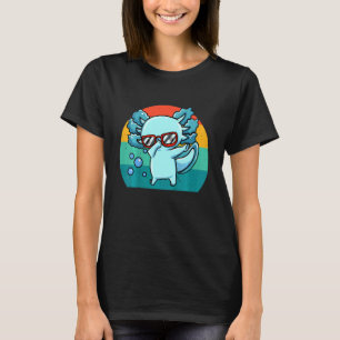 Kinder, die Axolotl Niedliche Axolotl Amphibien en T-Shirt