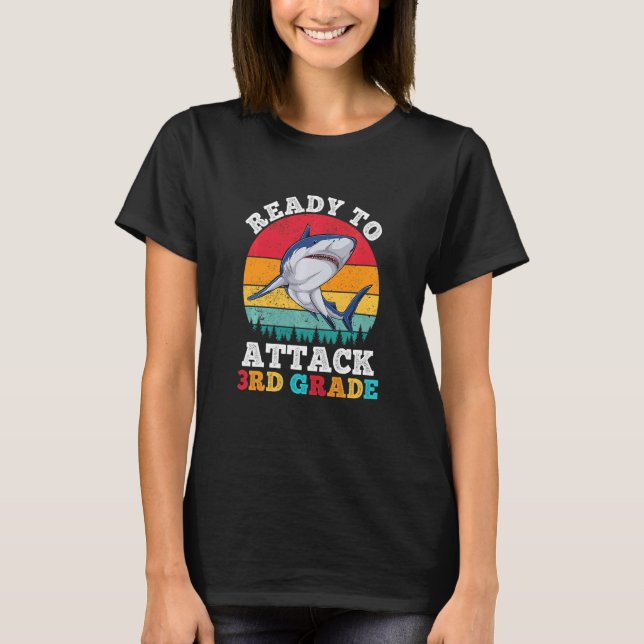 Kinder, die bereit sind, die Kids der dritten Klas T-Shirt (Vorderseite)