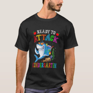 Kinder, die bereit sind, Kindergarten Babyboys Hai T-Shirt