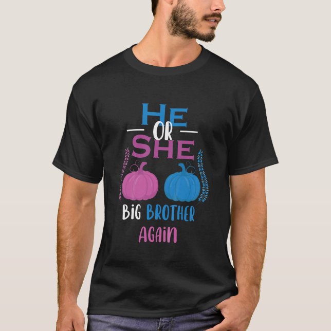 Kinder, die er oder sie große Bruder wieder Geschl T-Shirt (Vorderseite)