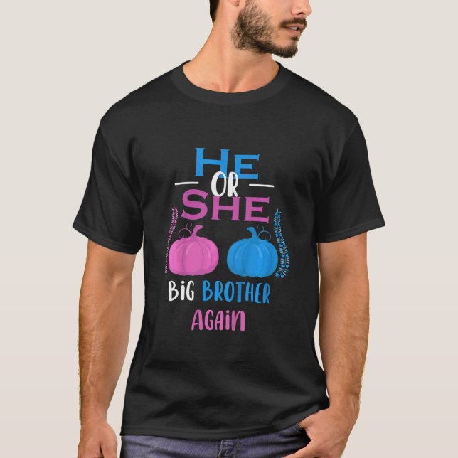 Kinder, die er oder sie große Bruder wieder Geschl T-Shirt (Vorderseite)