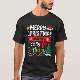 Kinder, die frohe Weihnachten leuchten, Ja, es ist T-Shirt