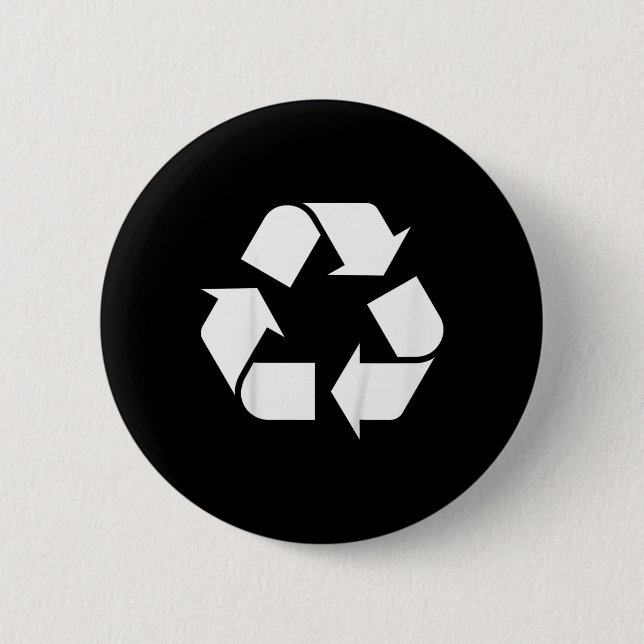 Kinder, die Gerecycelt Logo Gerecycelt haben Kinde Button (Vorderseite)