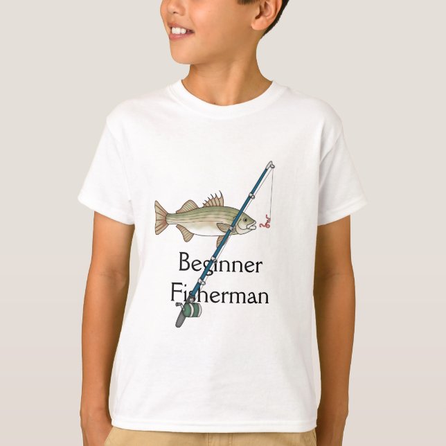 Kinder, die GESCHENK T-Shirt fischen (Vorderseite)