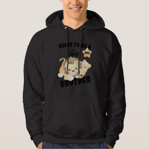 Kinder, die ich 2023 als großer Bruder ankündigen Hoodie