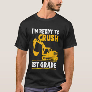 Kinder, die ich bereit bin, den Bagger der ersten  T-Shirt