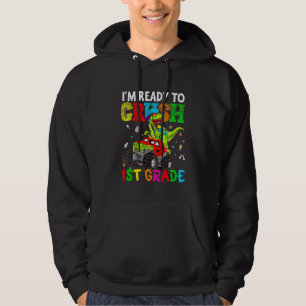 Kinder, die ich bereit bin, den ersten Grade Dino  Hoodie